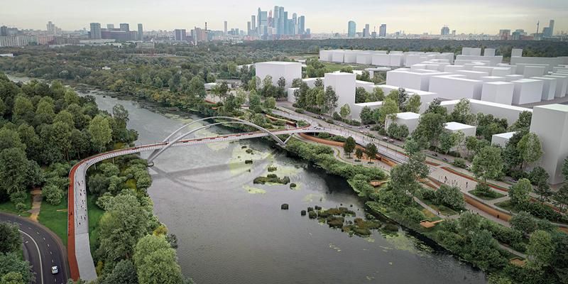 Четыре пешеходных моста построят в Москве до конца 2027 года
