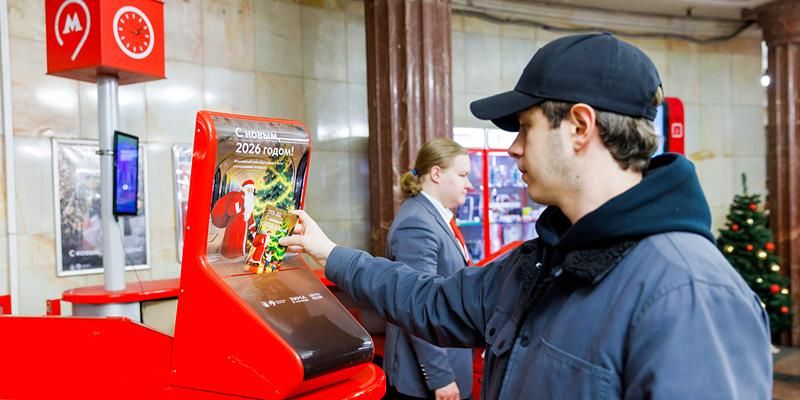 Новогодняя почта: в столичном метро можно бесплатно отправить поздравление в любой регион России