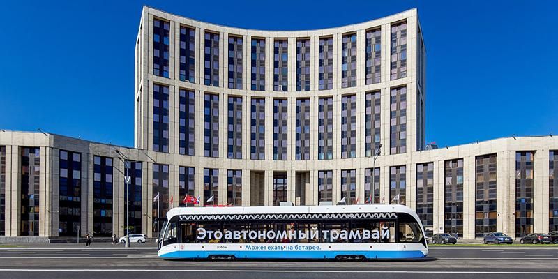 Новая трамвайная линия на проспекте Академика Сахарова проложена по технологии бесшовной укладки